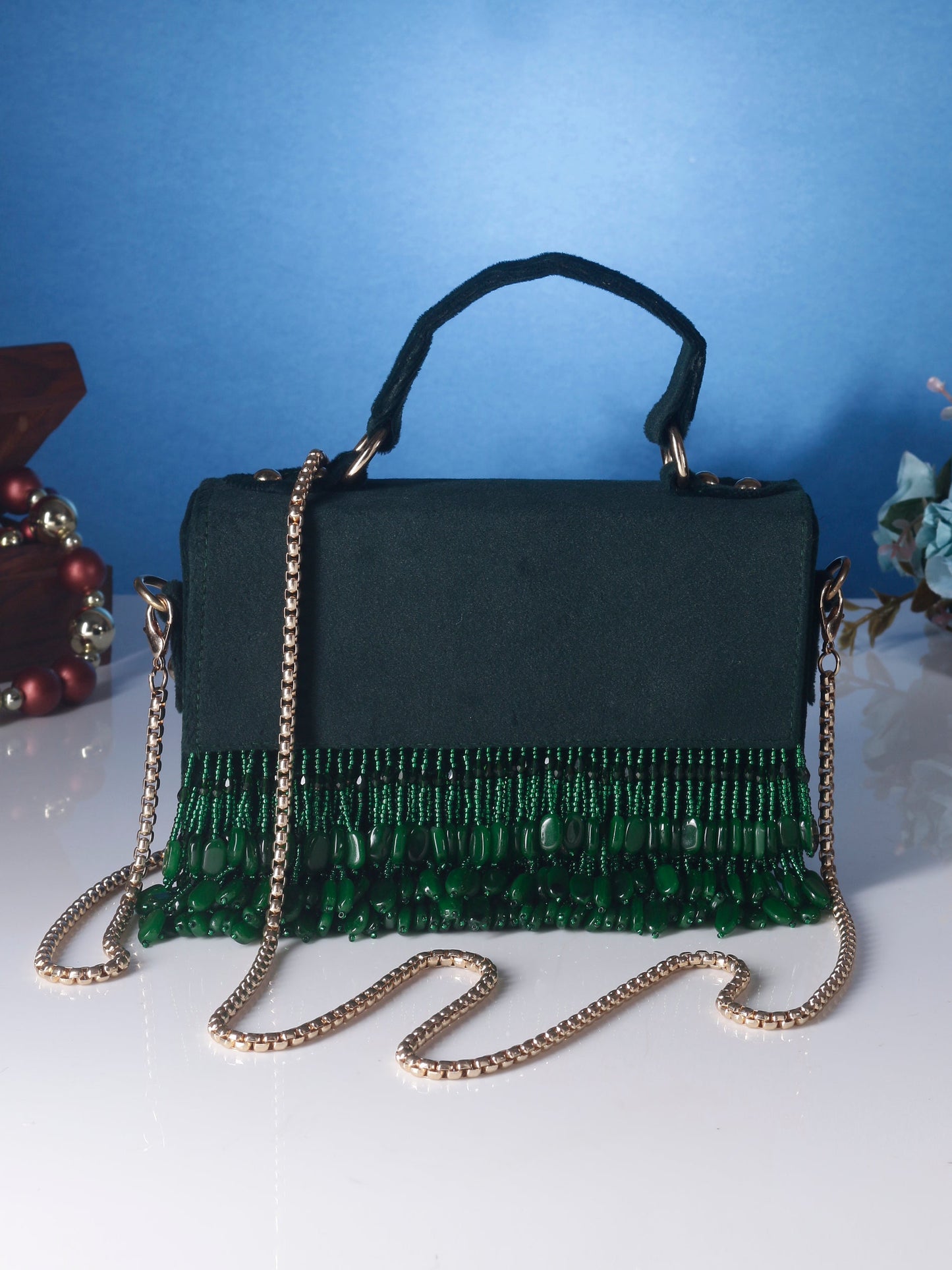 Swisni green luxury bag