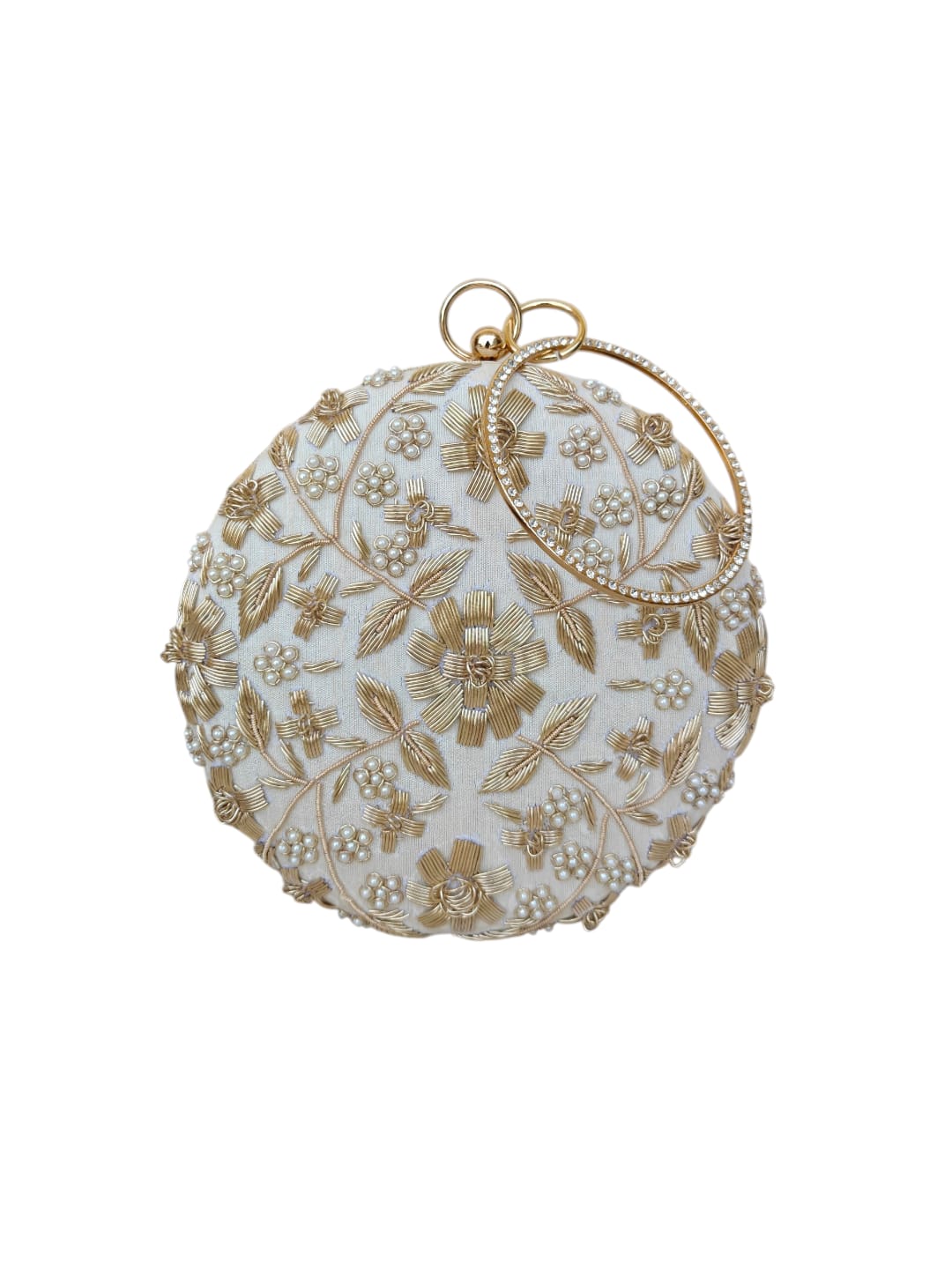 Swisni Luxury Hand-Embroidered Designer Clutch Bag | SWIS-4446