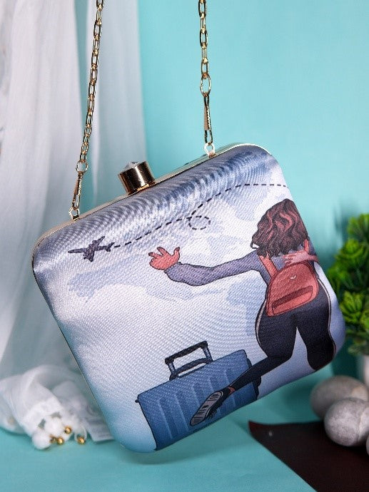 Digital Printed Clutch