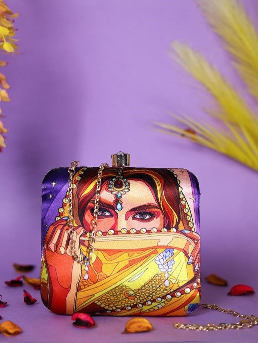 Digital Printed Clutch