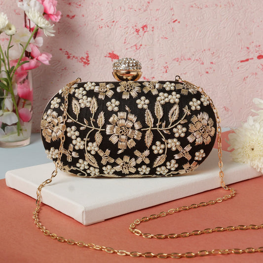 Printed Box Clutch For Casual Use