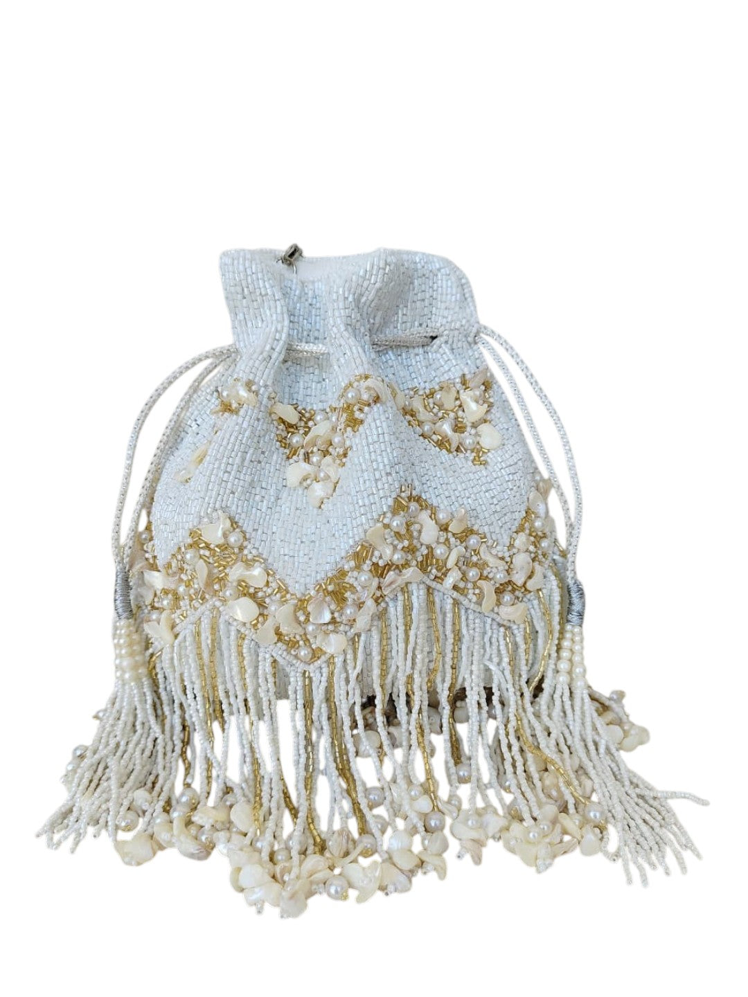 Swisni Luxury Hand-Embellished Wedding Potli Bag | SWIS-4429
