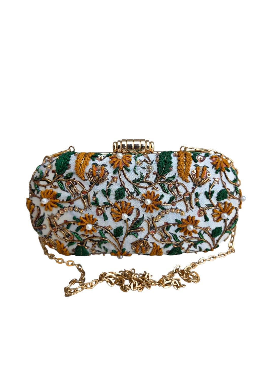 Swisni Premium Printed & Embroidered Luxury Clutch Bag | SWIS-4471