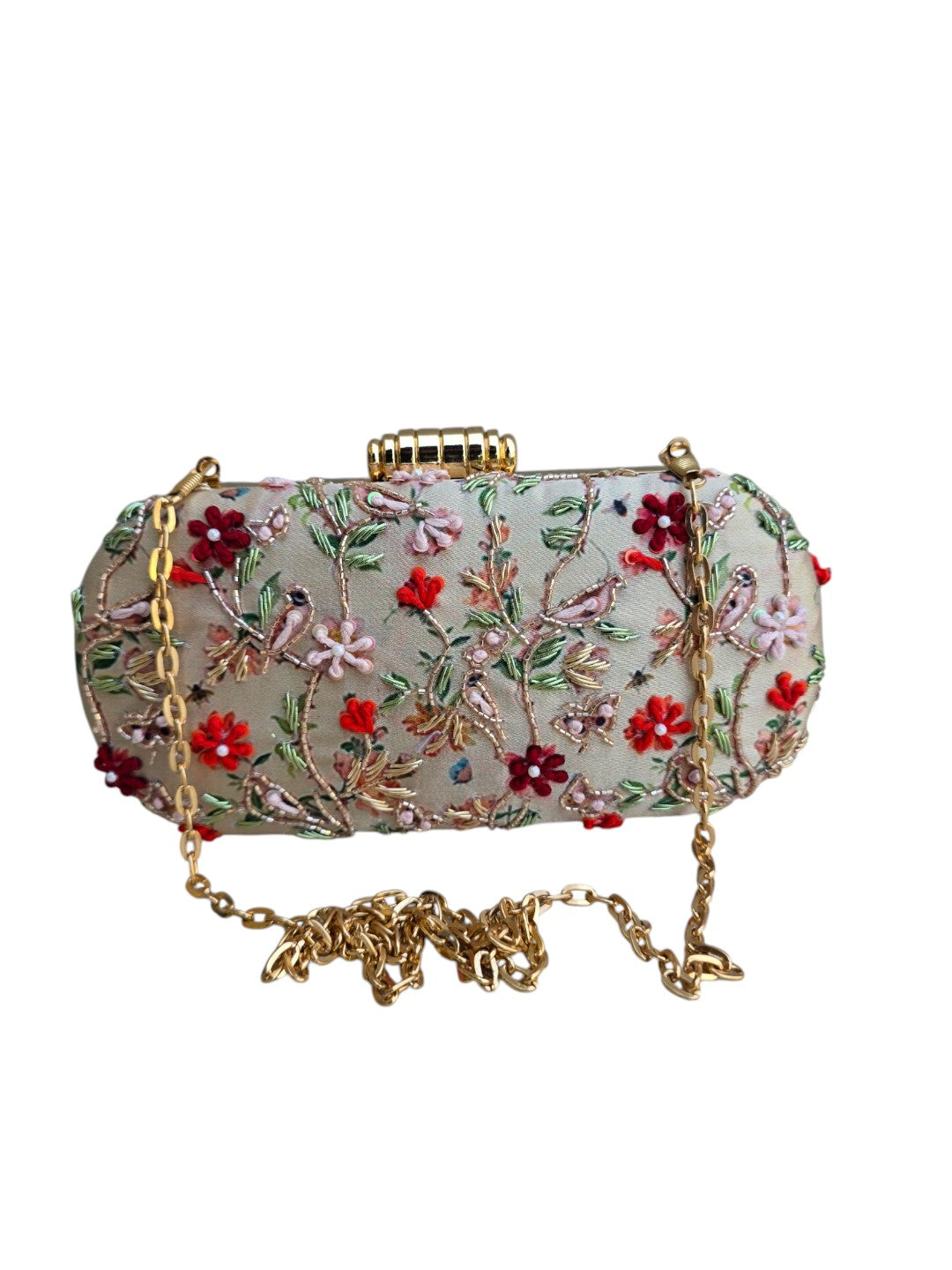 Swisni Premium Printed & Embroidered Luxury Clutch Bag | SWIS-4473
