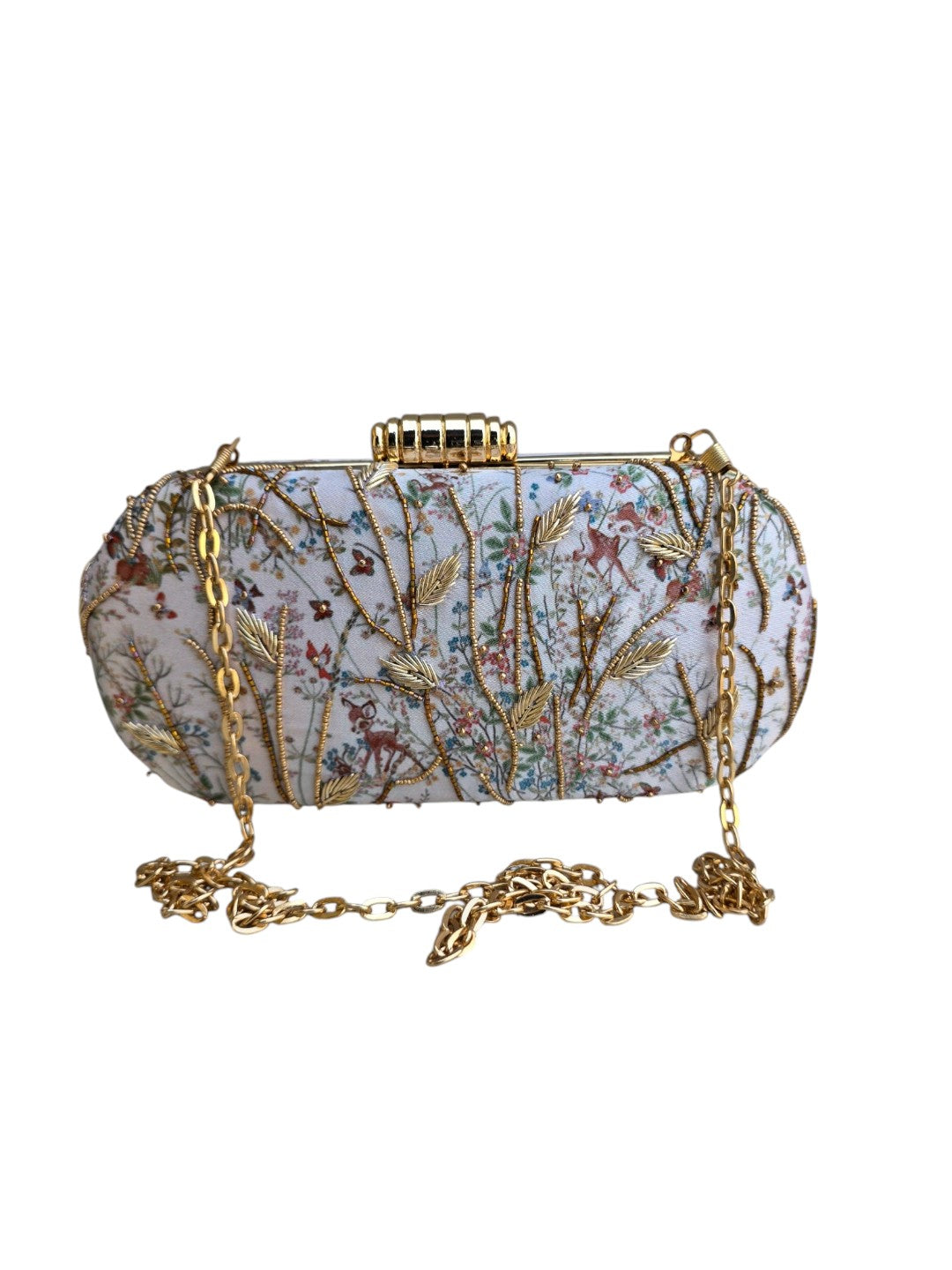 Swisni Premium Printed & Embroidered Luxury Clutch Bag | SWIS-4483