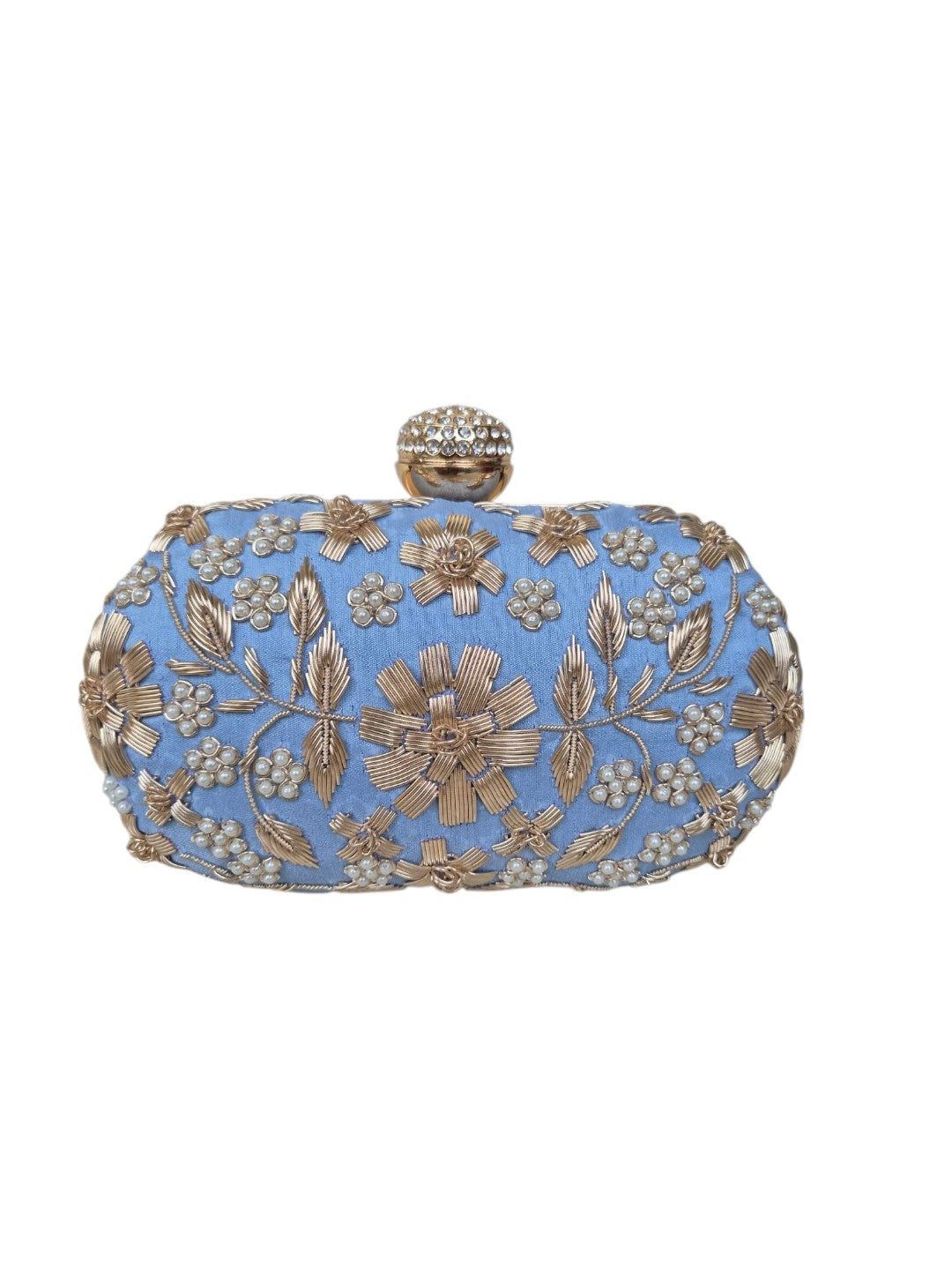 Swisni Luxury Hand-Embroidered Designer Clutch Bag | SWIS-4514
