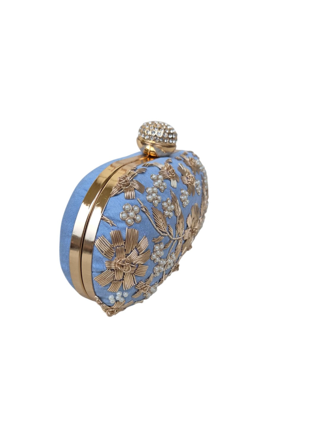 Swisni Luxury Hand-Embroidered Designer Clutch Bag | SWIS-4514