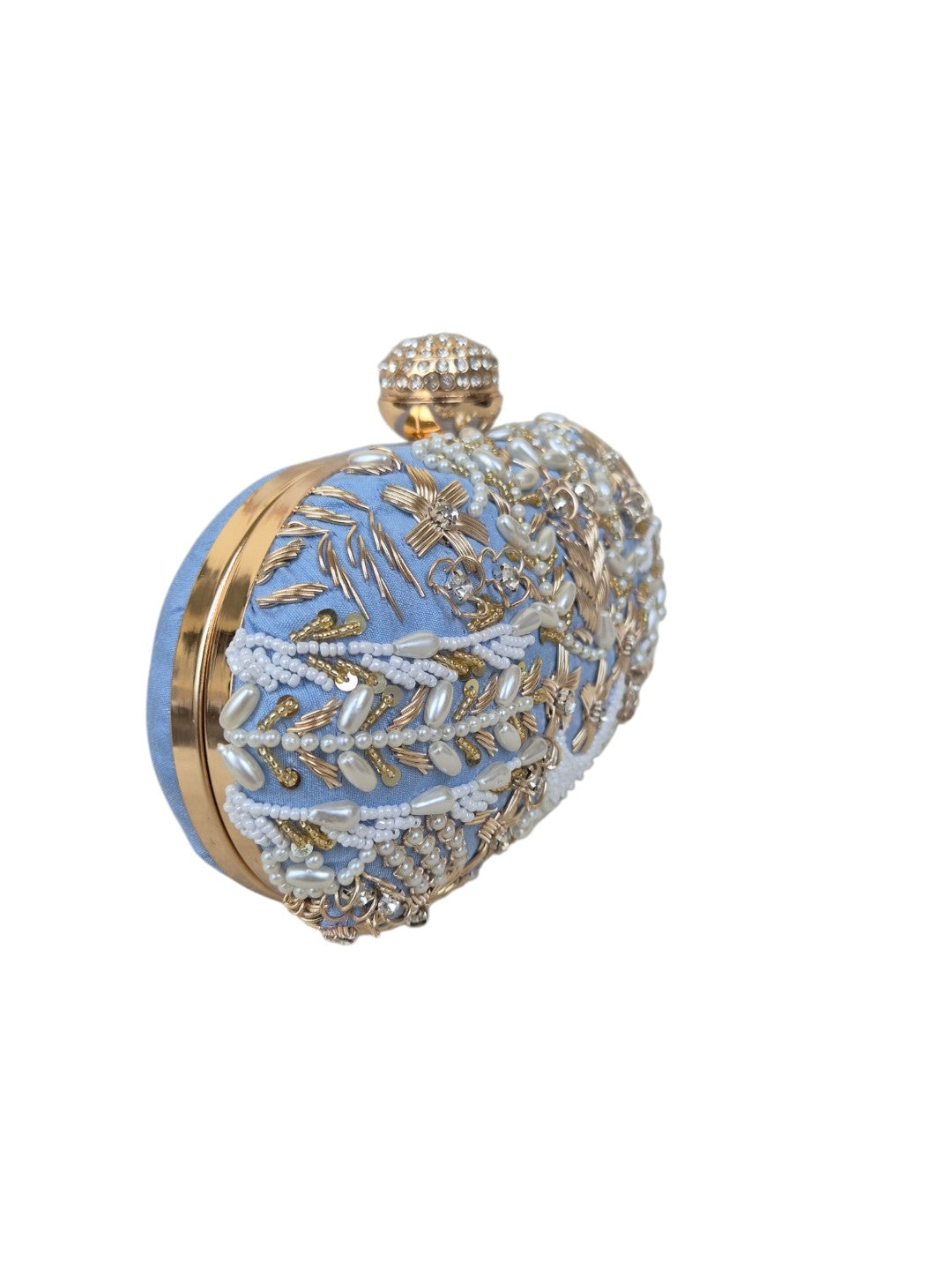 Swisni Luxury Hand-Embroidered Designer Clutch Bag | SWIS-4516