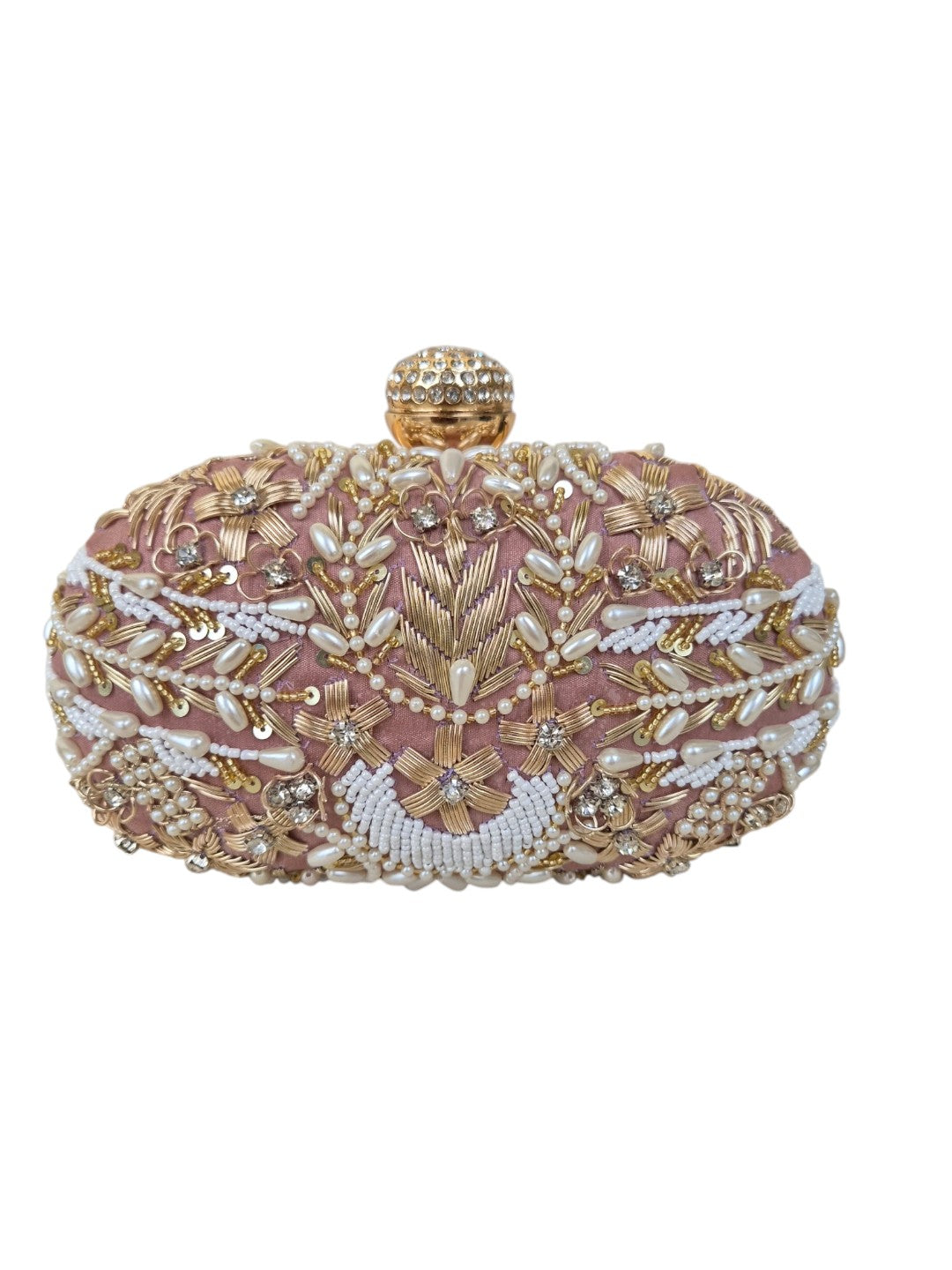 Swisni Luxury Hand-Embroidered Designer Clutch Bag | SWIS-4517