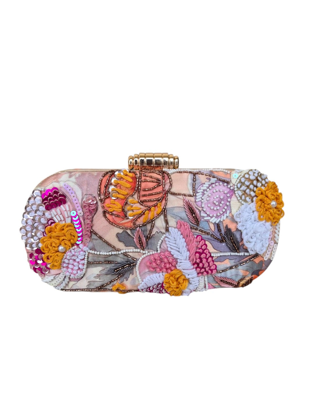 Swisni Premium Printed & Embroidered Luxury Clutch Bag | SWIS-4518
