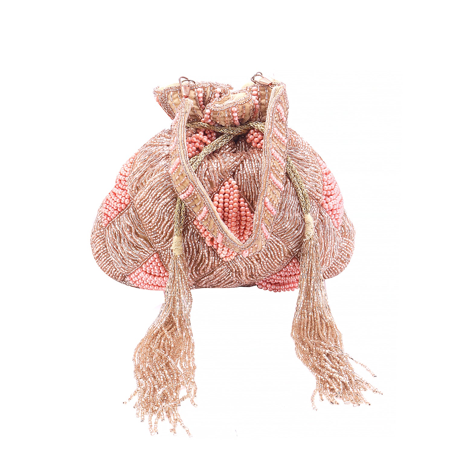 Swisni Luxury Hand-Embellished Wedding Potli Bag | SWIS-4236