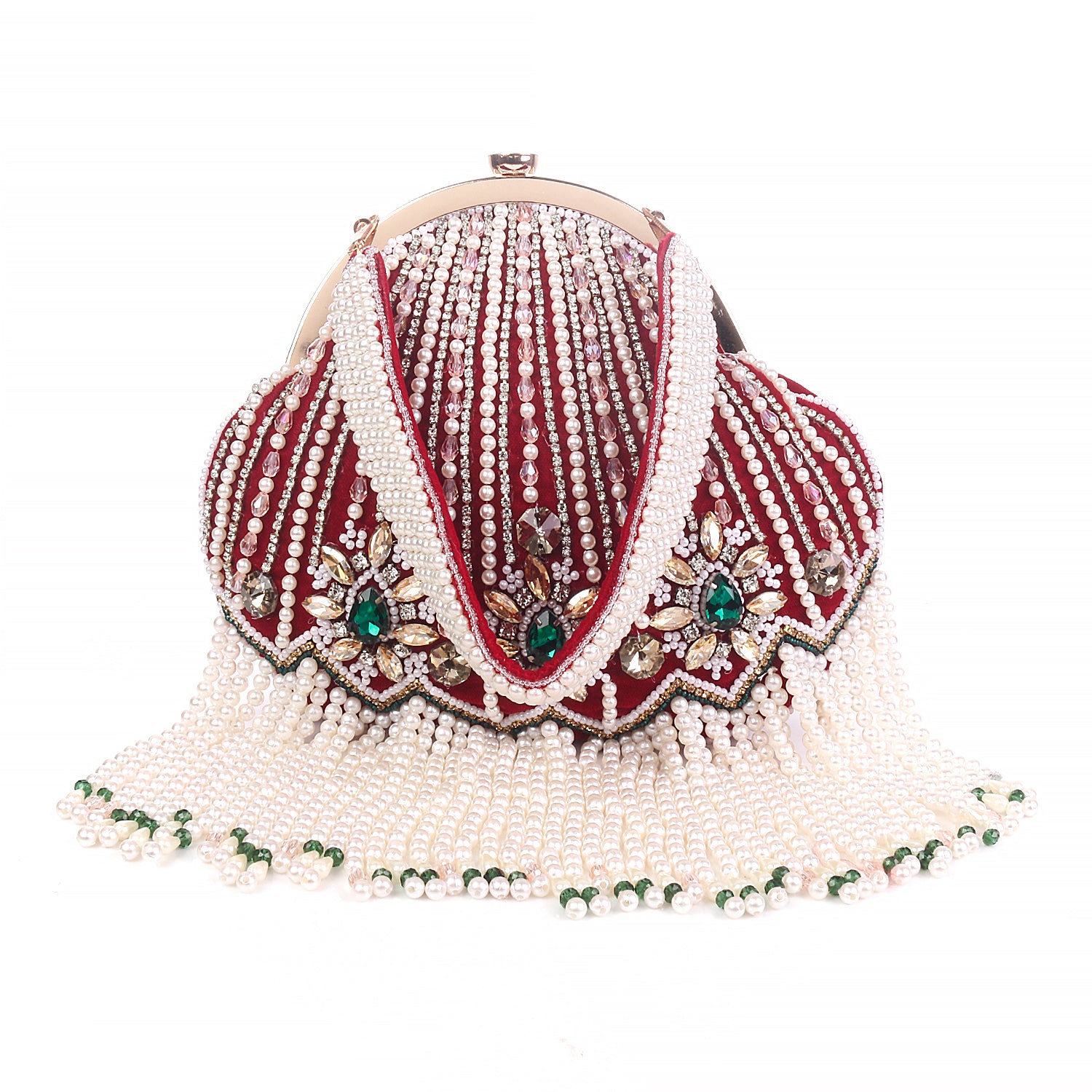 Swisni Mother of Pearl (MOP) Luxury Clutch Bag | SWIS-2067