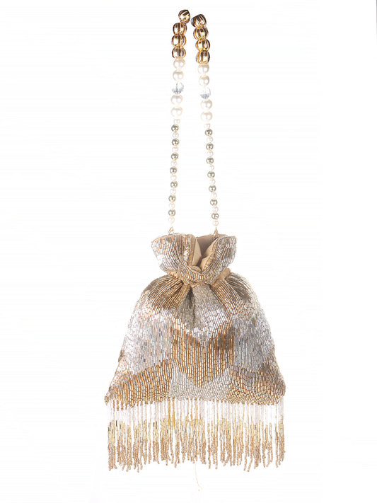 Swisni GOLD TASSEL potli