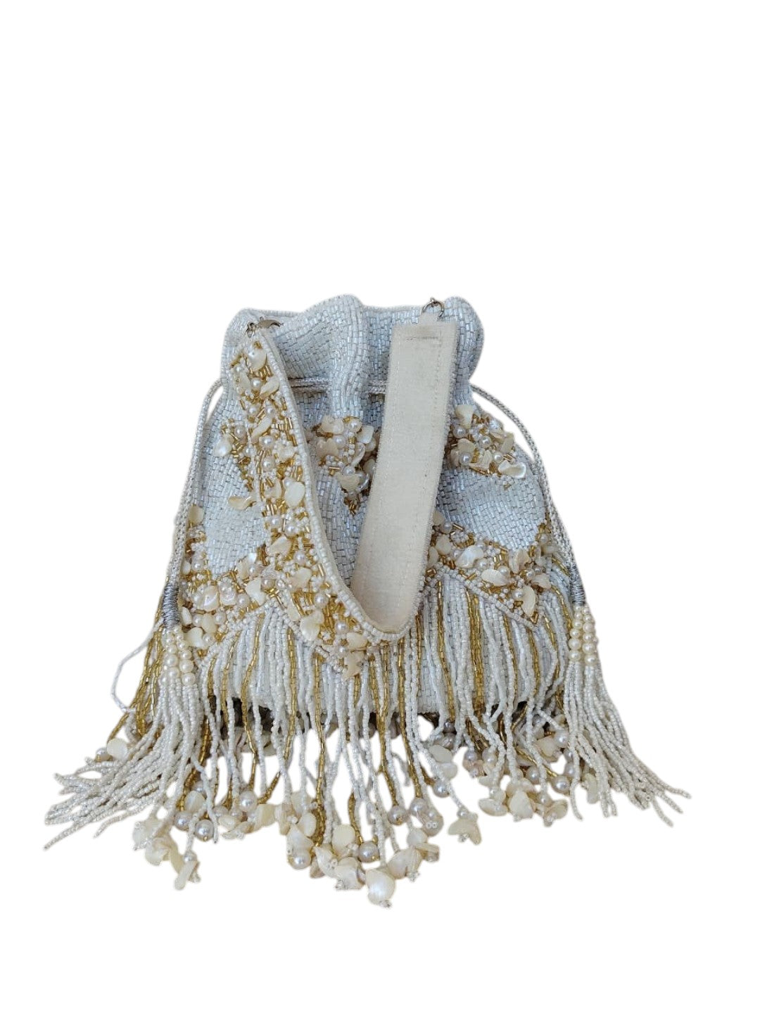 Swisni Luxury Hand-Embellished Wedding Potli Bag | SWIS-4429