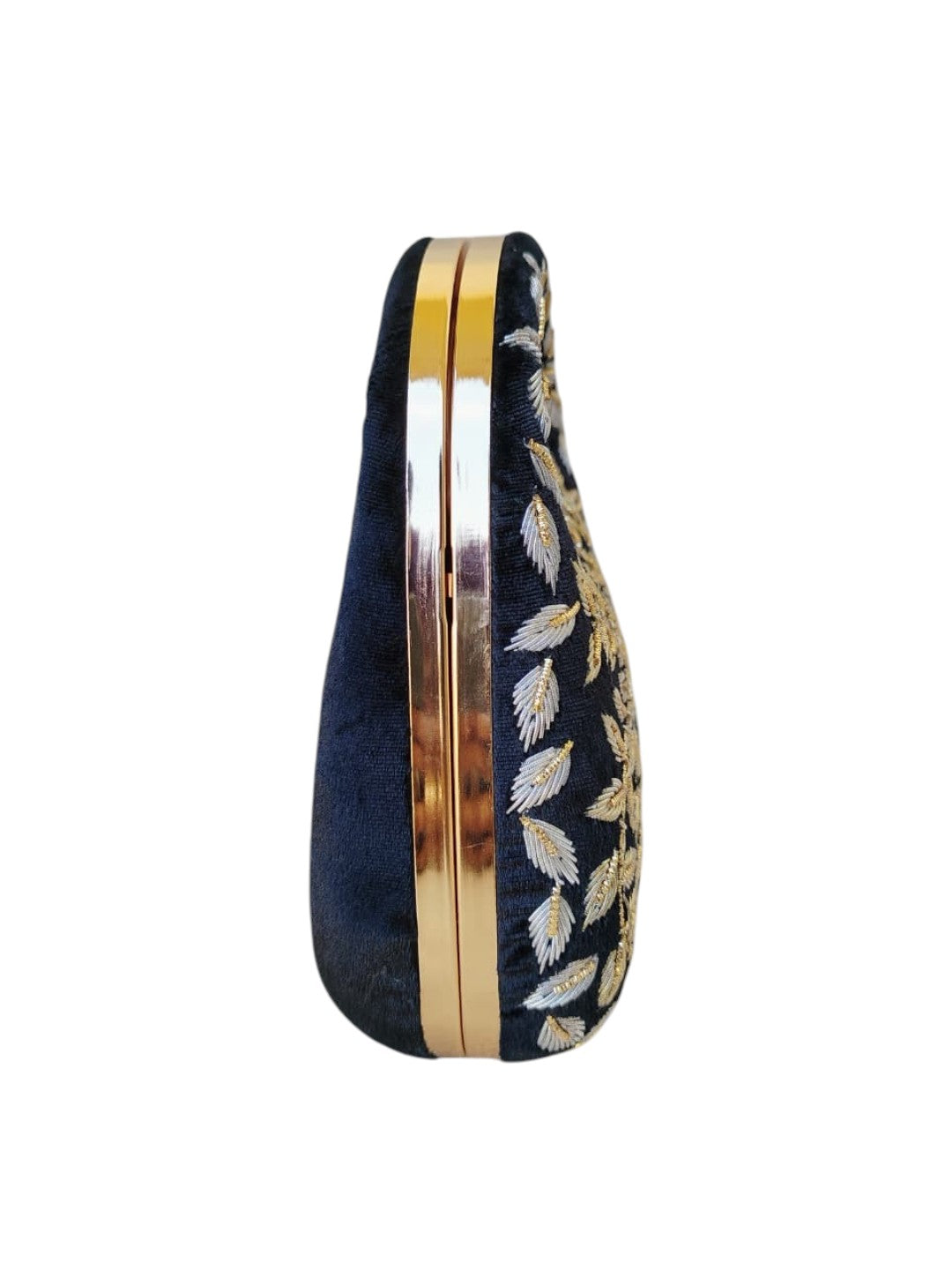 Swisni Luxury Hand-Embroidered Designer Clutch Bag | SWIS-4430