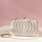 Pearl clutch bag rectangle shape