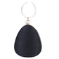 Elegant almond shape blue embelishmet clutch