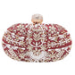 Softy embroidered silk maroon oval clutch