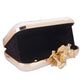 Eye catchy embellishment designer clutch