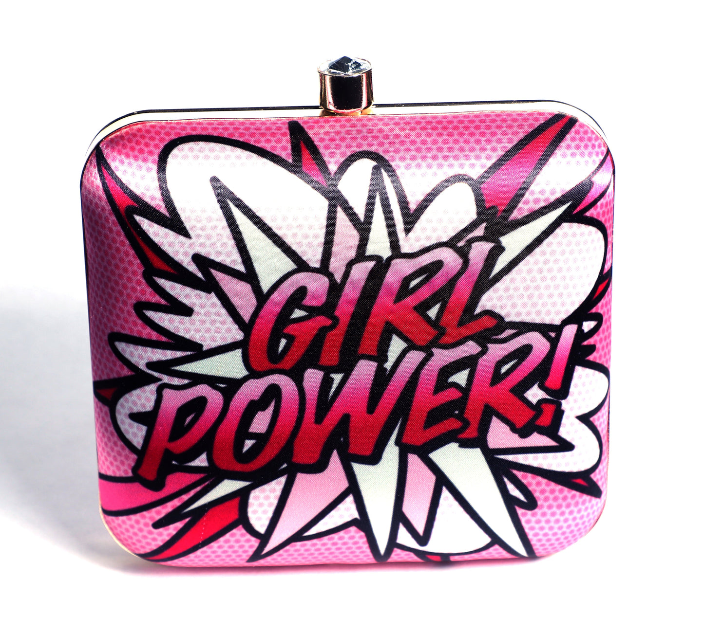 Girls Power Digital Printed Clutch for Women & Girls