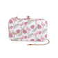 Swan Design Printed Embroidery Clutch  Bag  For Women & Girls