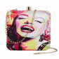 Casual Girl Laugh Pink Square Box Clutch  for Women & Girls