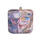 Printed lady clutch bag