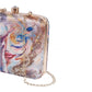 Stylish Satin Digital Print Sqaure Box Clutch   for Women & Girls