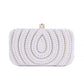 Pearl clutch bag rectangle shape