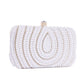 Pearl clutch bag rectangle shape