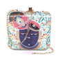 Lord And Flowery Digital Print Square Box Clutch  for Women & Girls