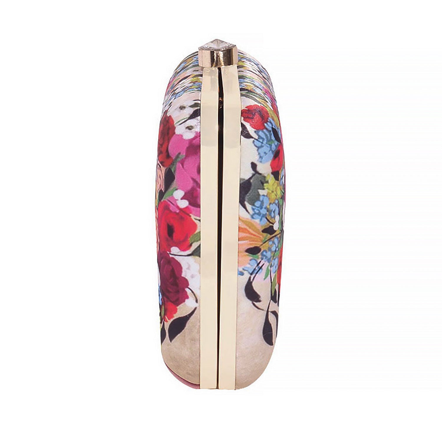 Head Of Flower Digital Print Box Clutch For Girls  for Women & Girls