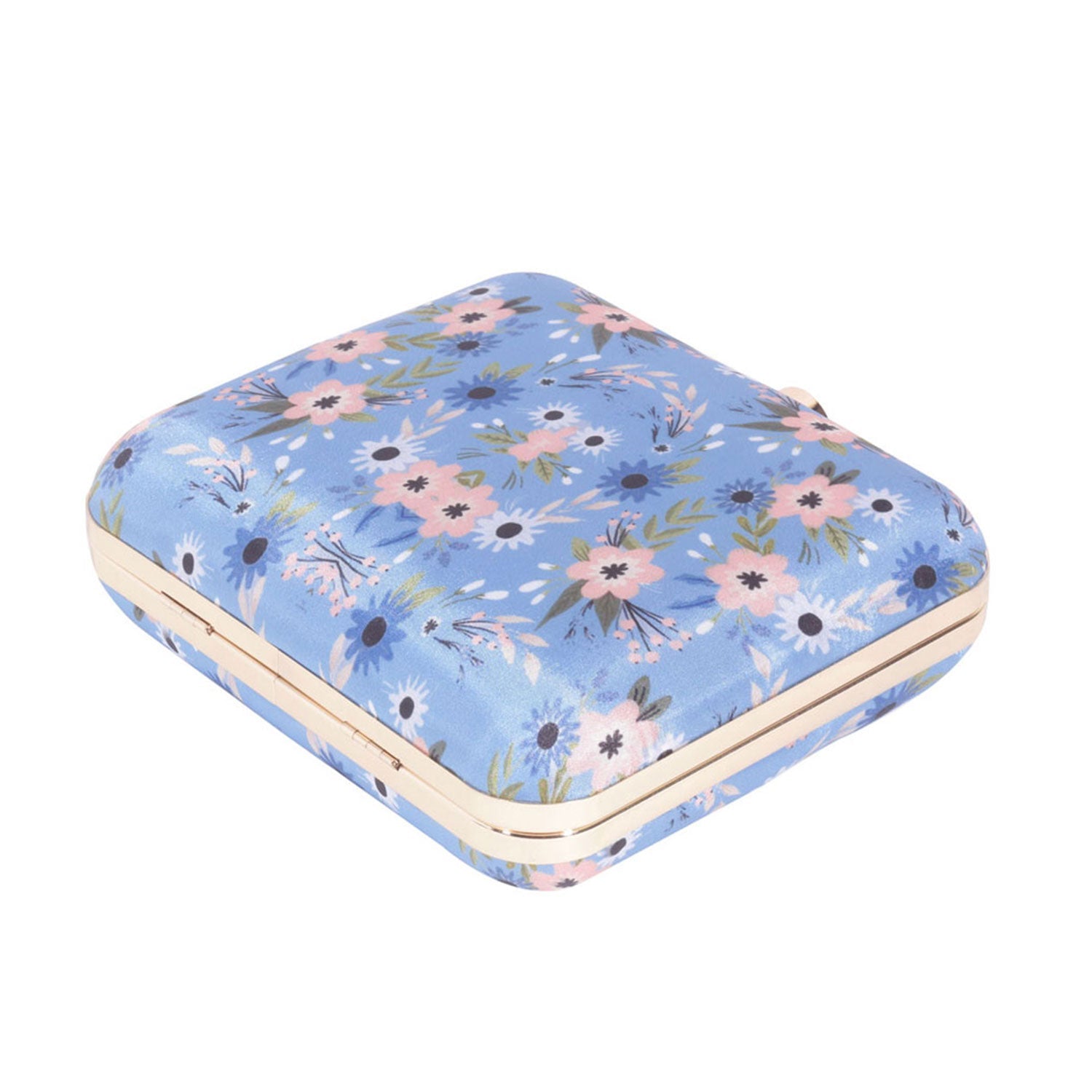 Printed clutch bag