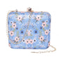 Printed clutch bag