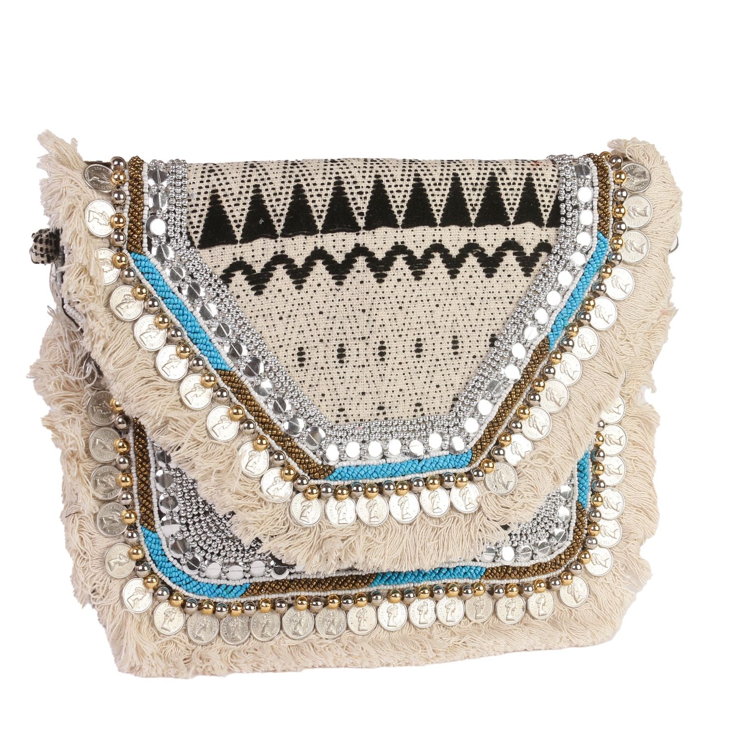 Swisni Banjara Boho Bag - SWIS-1012 - Detail View 3