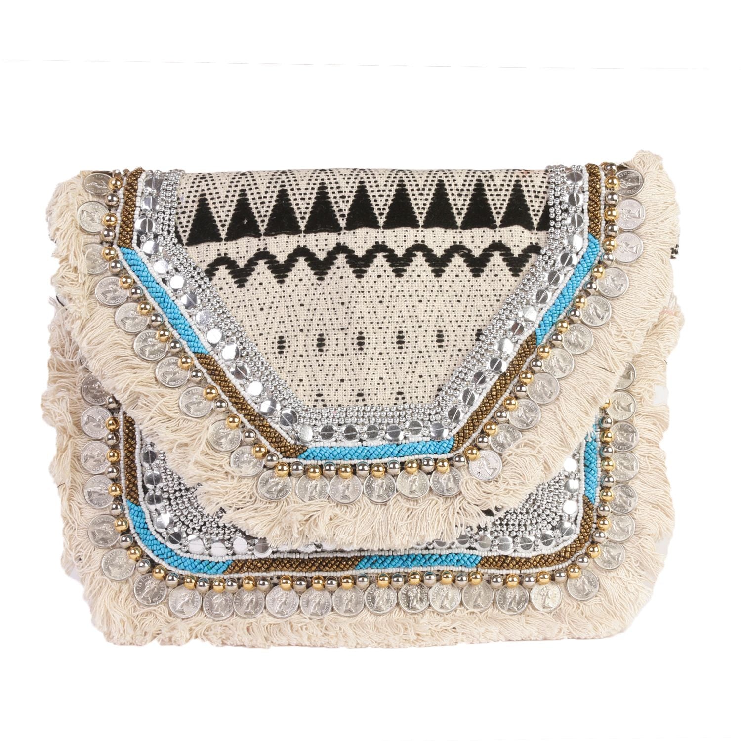 Swisni Banjara Boho Bag - SWIS-1012 - Detail View 5
