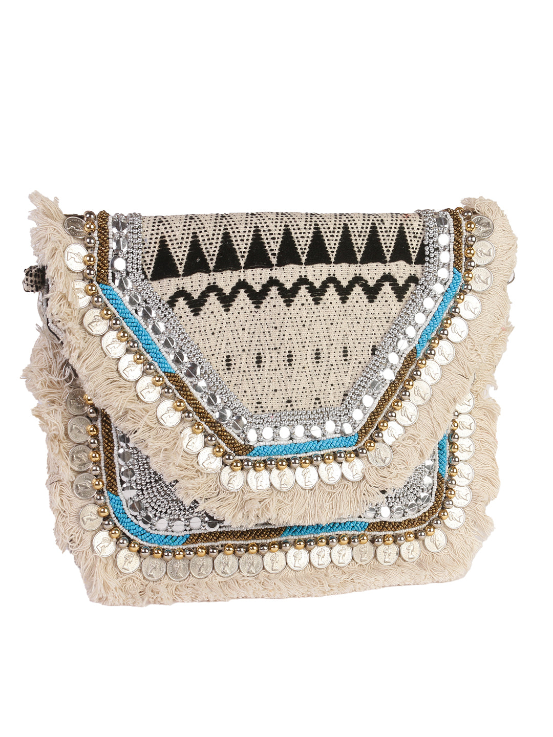 Swisni Banjara Boho Bag - SWIS-1012 - Detail View 9