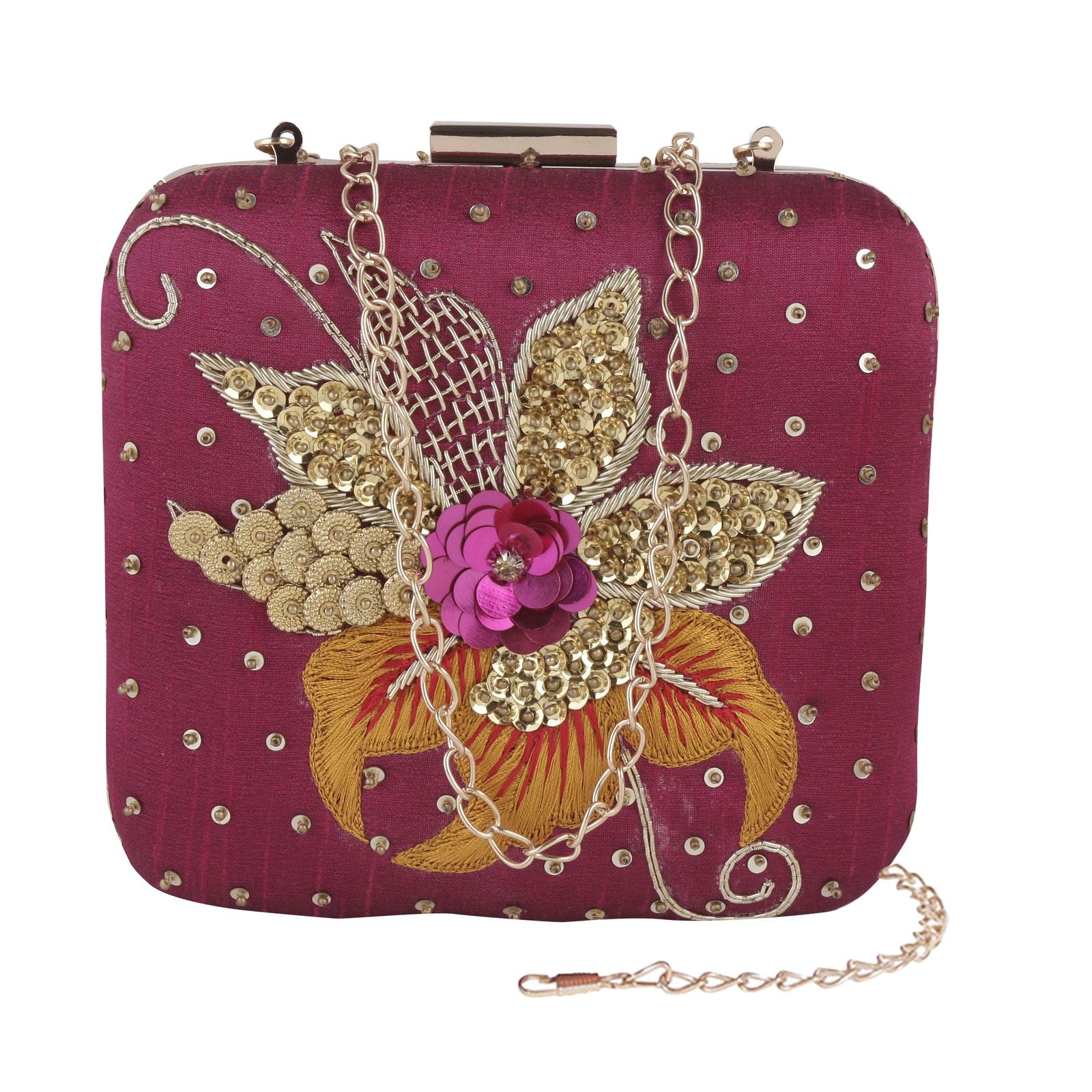Swisni Embroidered Clutches - SWIS-1016 - Detail View 4