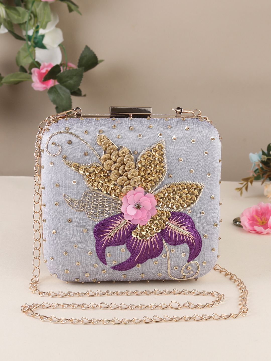 Swisni Embroidered Clutches - SWIS-1028 - Detail View 13
