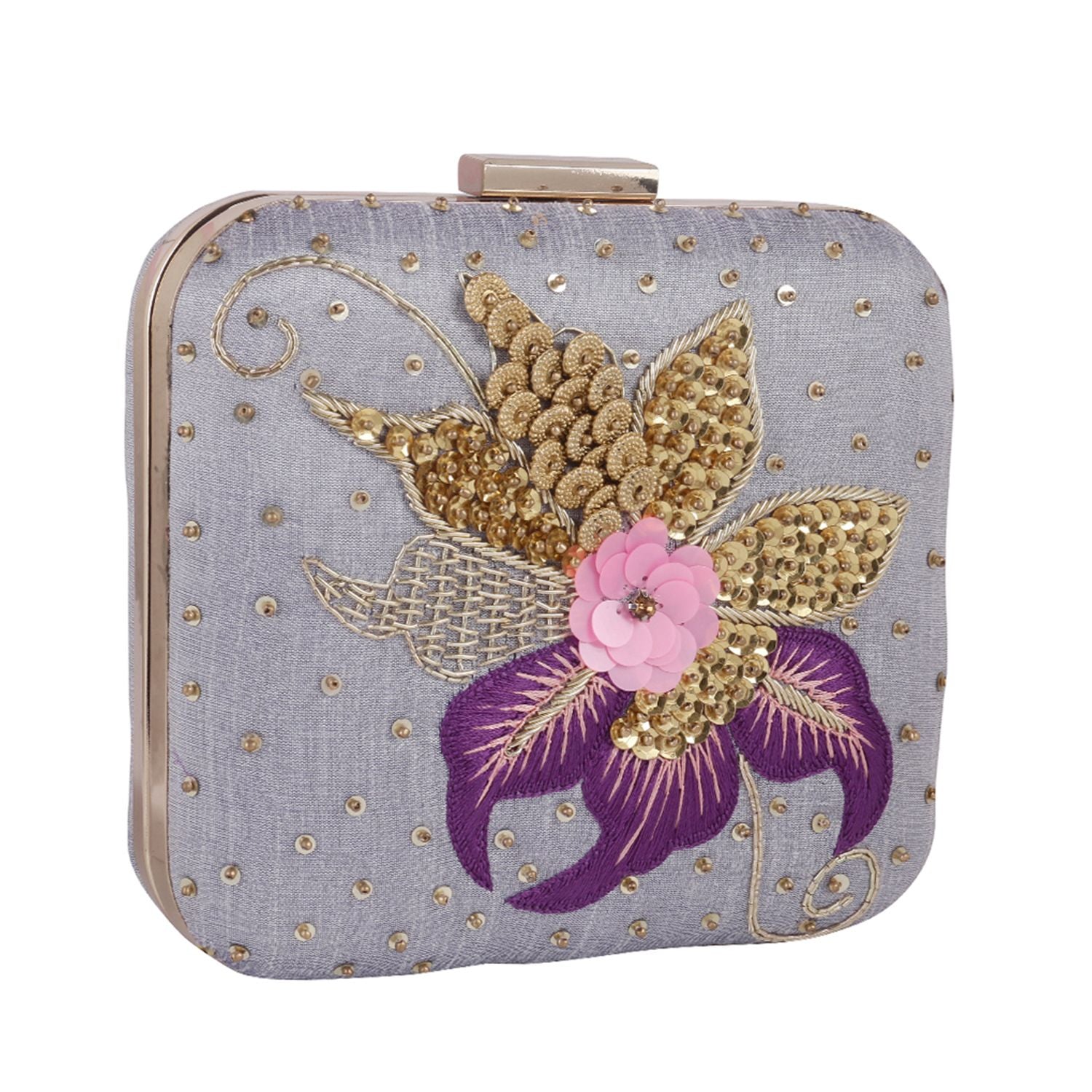 Swisni Embroidered Clutches - SWIS-1028 - Detail View 2