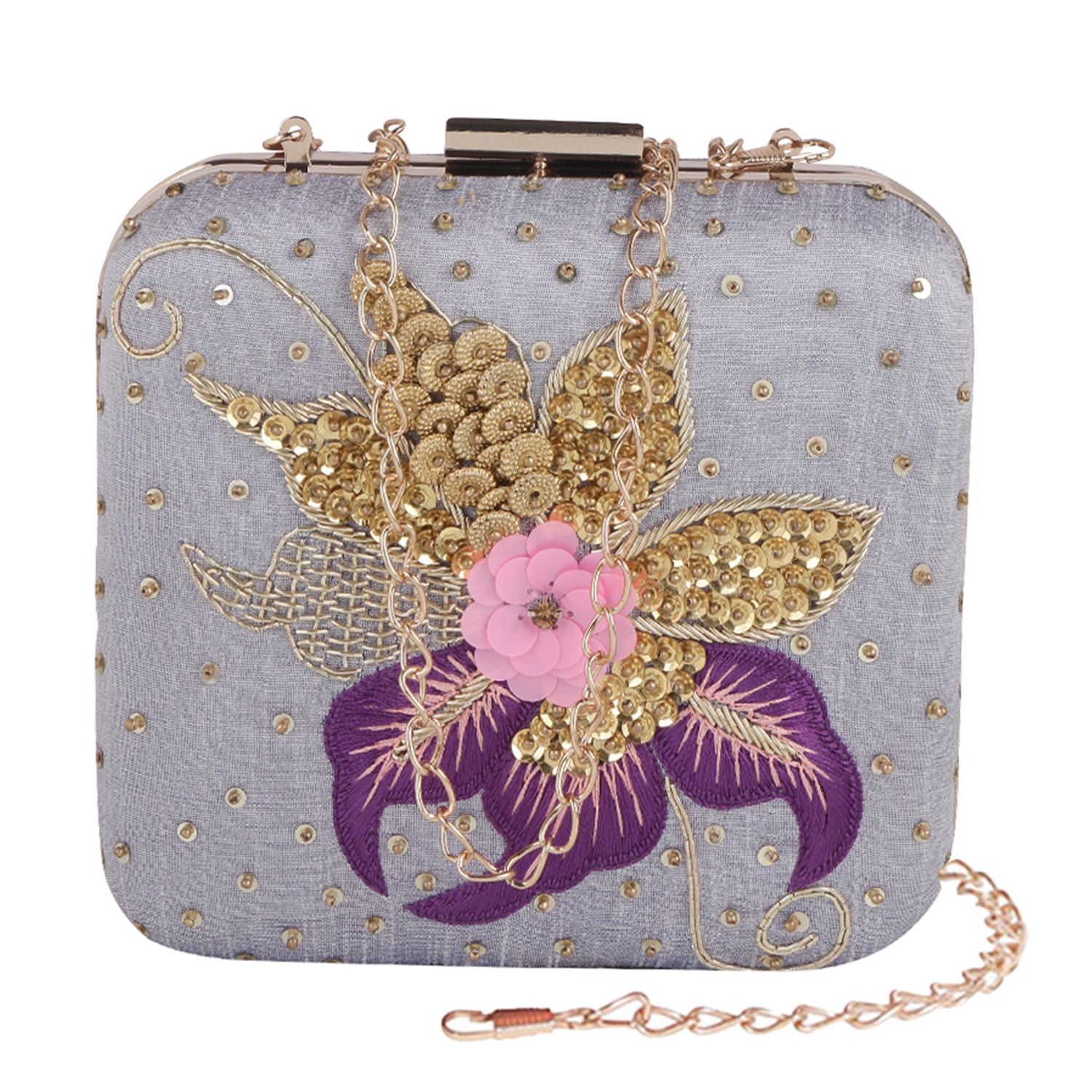 Swisni Embroidered Clutches - SWIS-1028 - Detail View 6