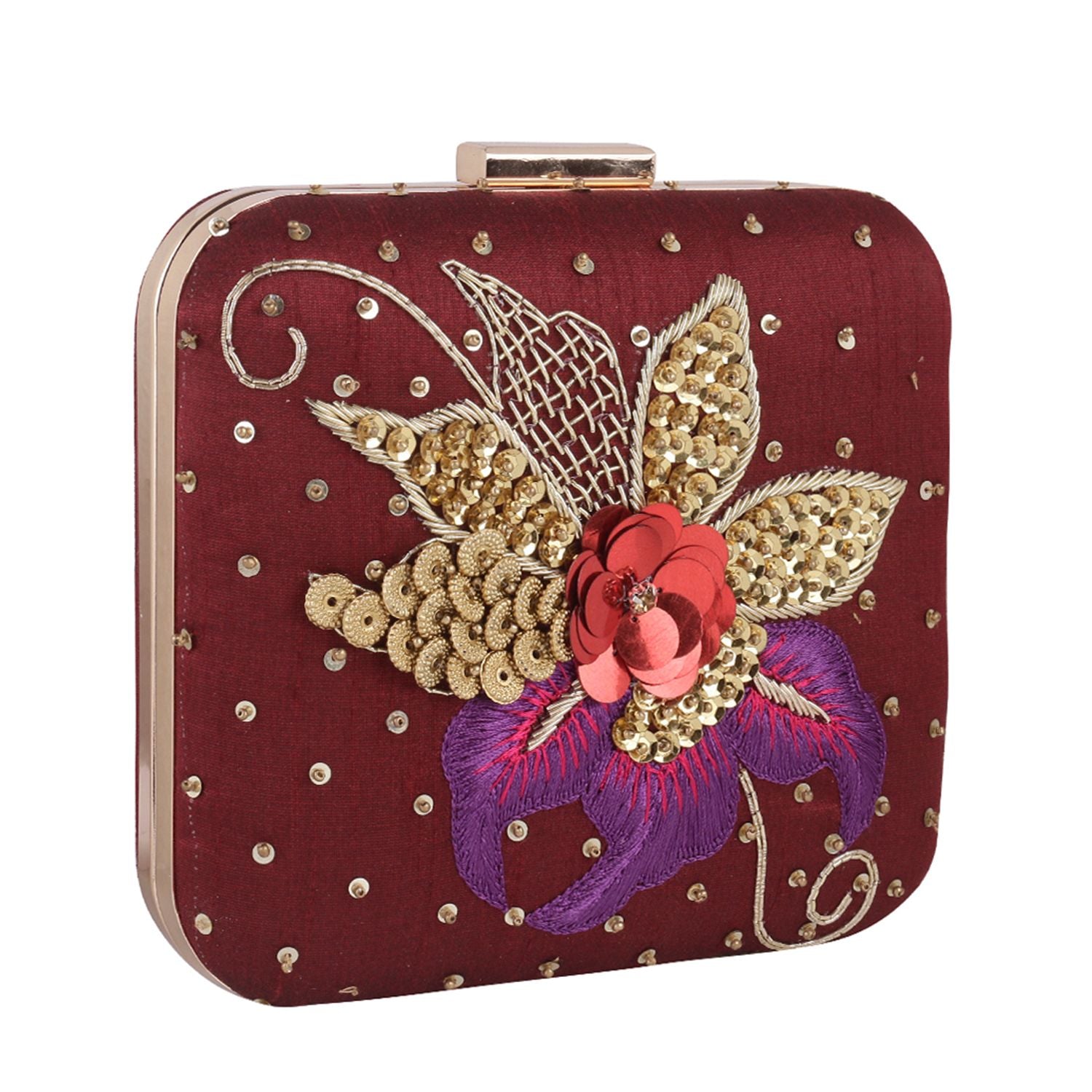 Swisni Embroidered Clutches - SWIS-1029 - Detail View 2