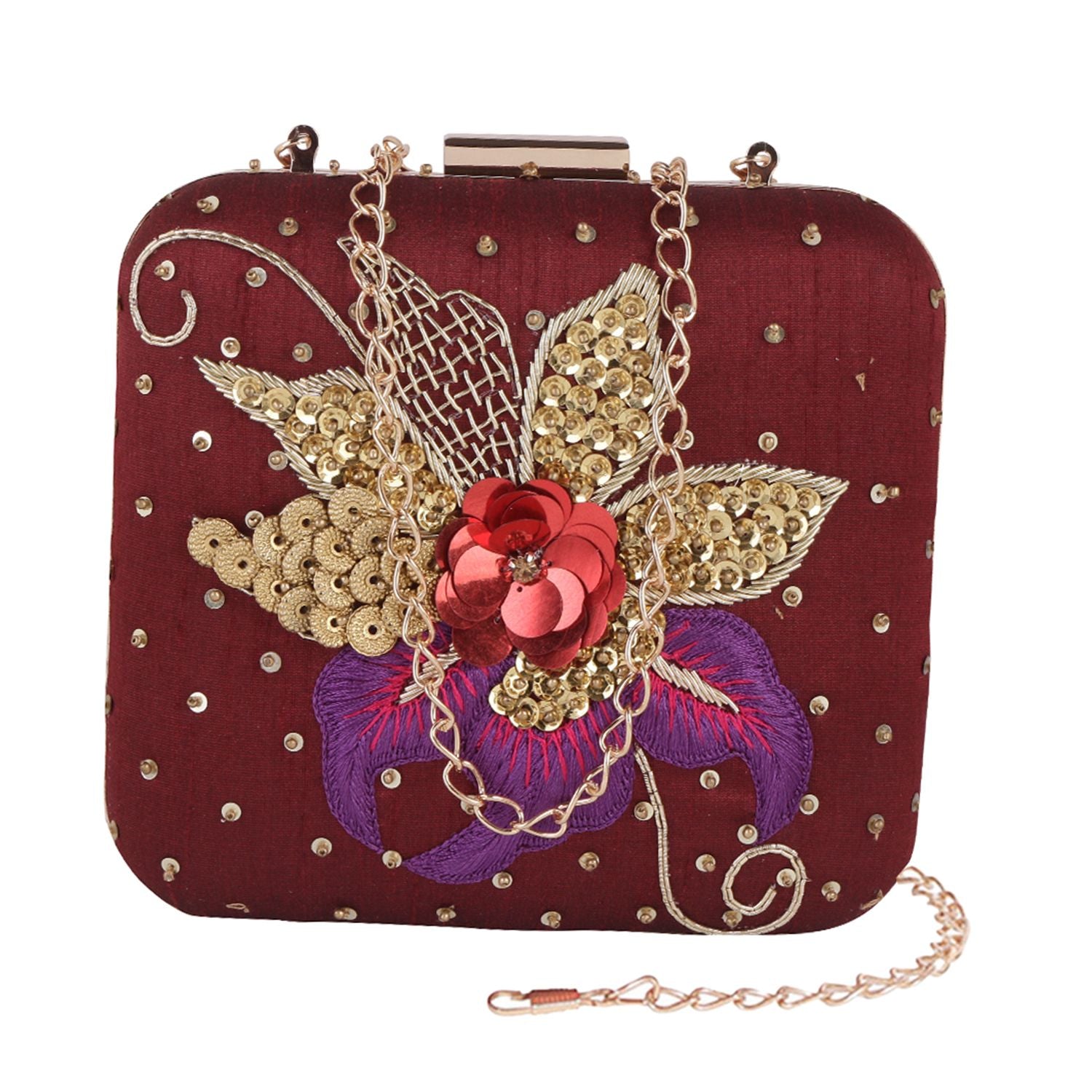 Swisni Embroidered Clutches - SWIS-1029 - Detail View 5