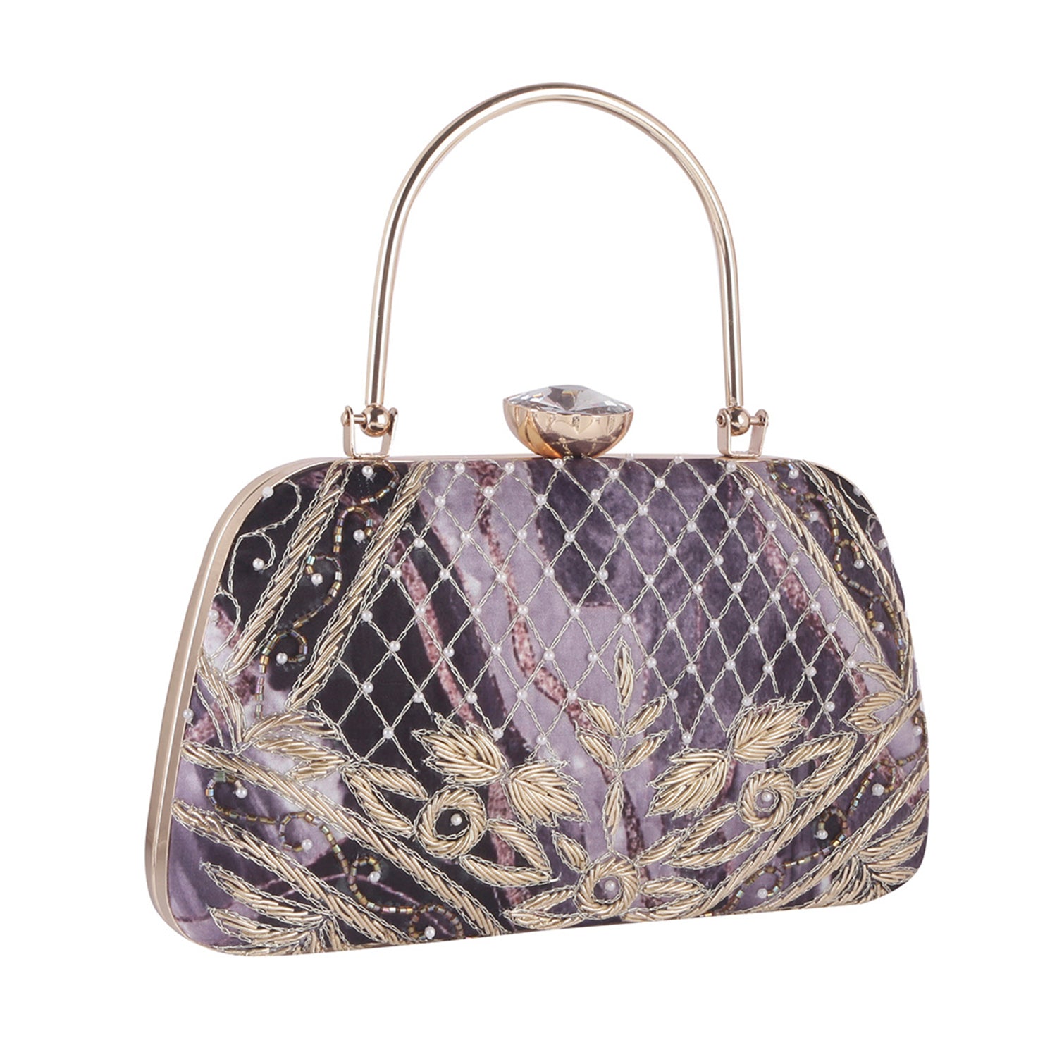 Swisni Embroidered Clutches - SWIS-1032 - Detail View 2