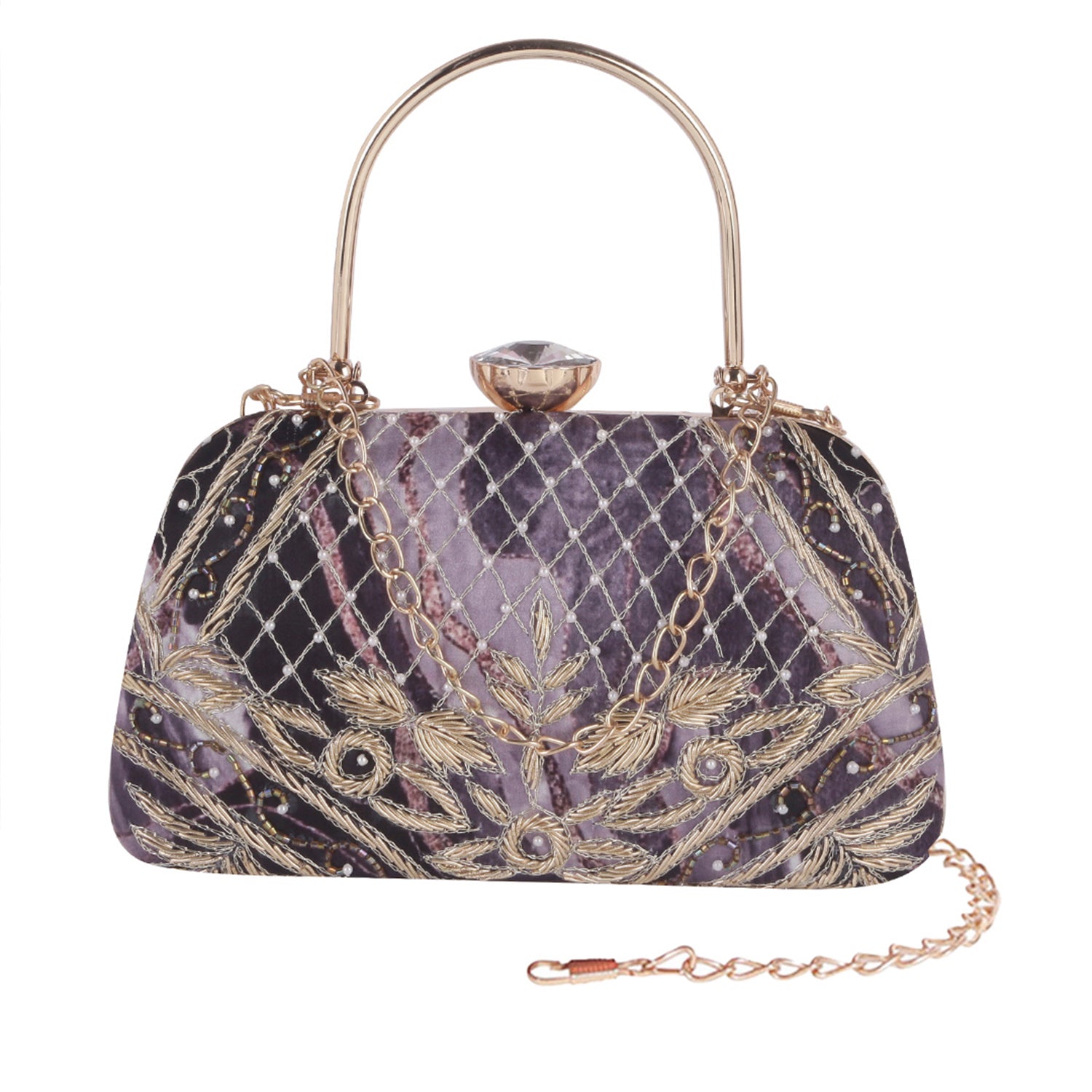 Swisni Embroidered Clutches - SWIS-1032 - Detail View 5