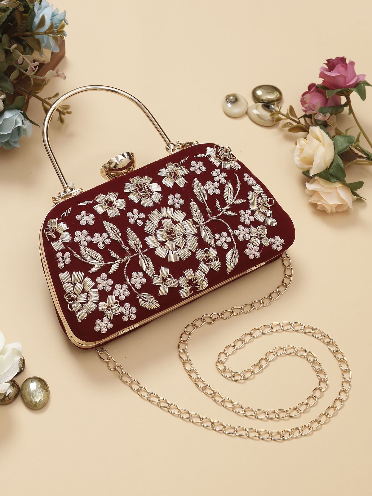 Swisni Embroidered Clutches - SWIS-1034 - Detail View 17