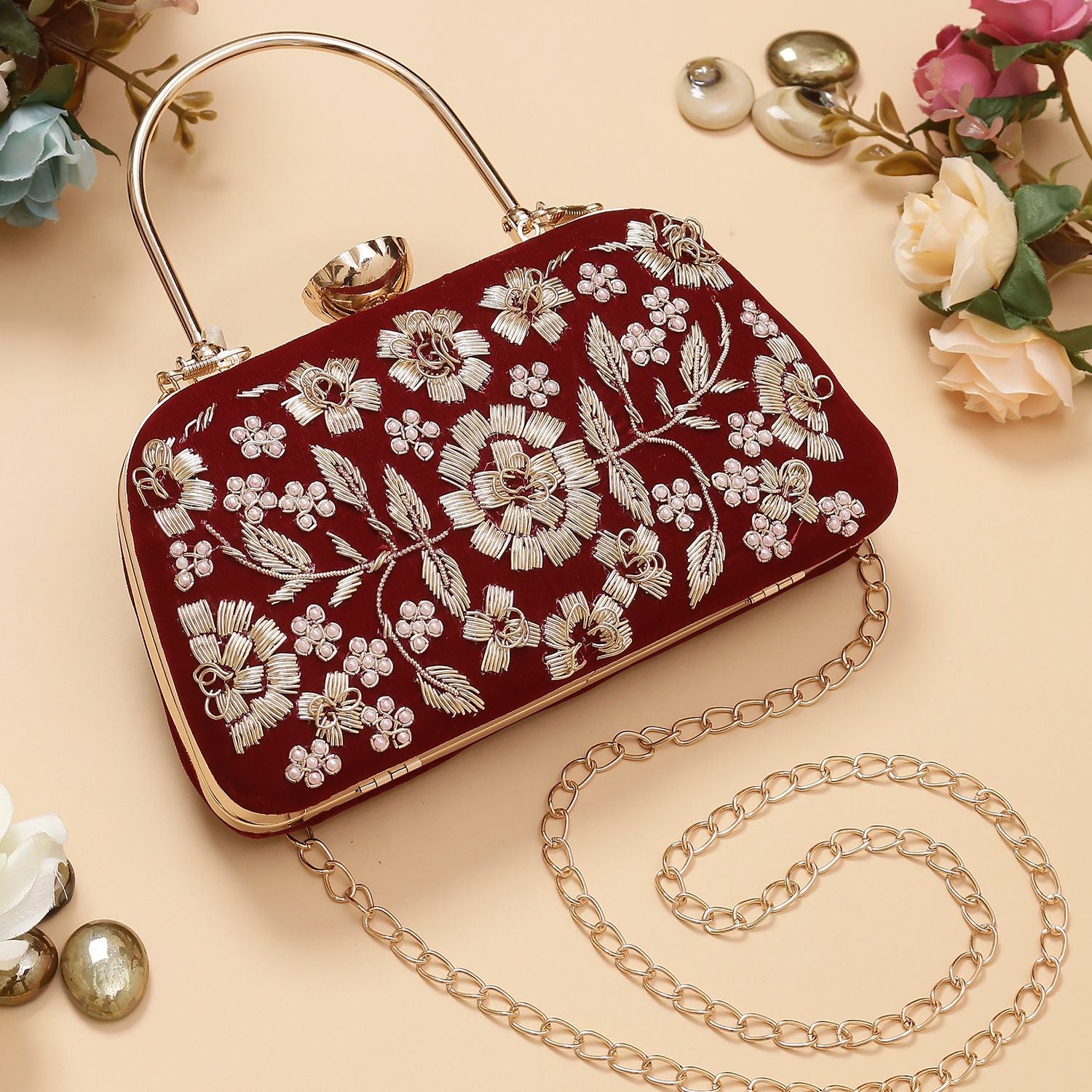 Swisni Embroidered Clutches - SWIS-1034 - Detail View 8