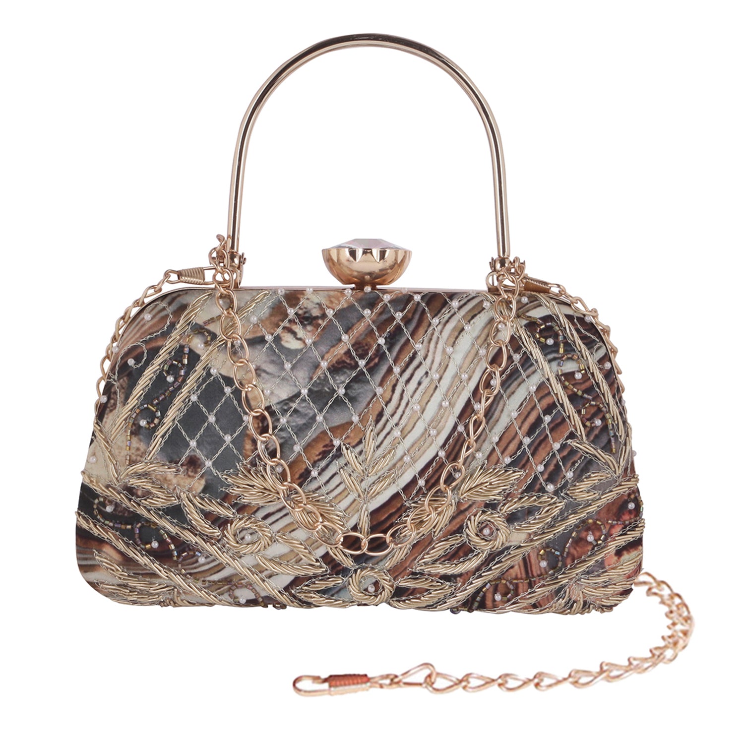 Swisni Embroidered Clutches - SWIS-1035 - Detail View 5