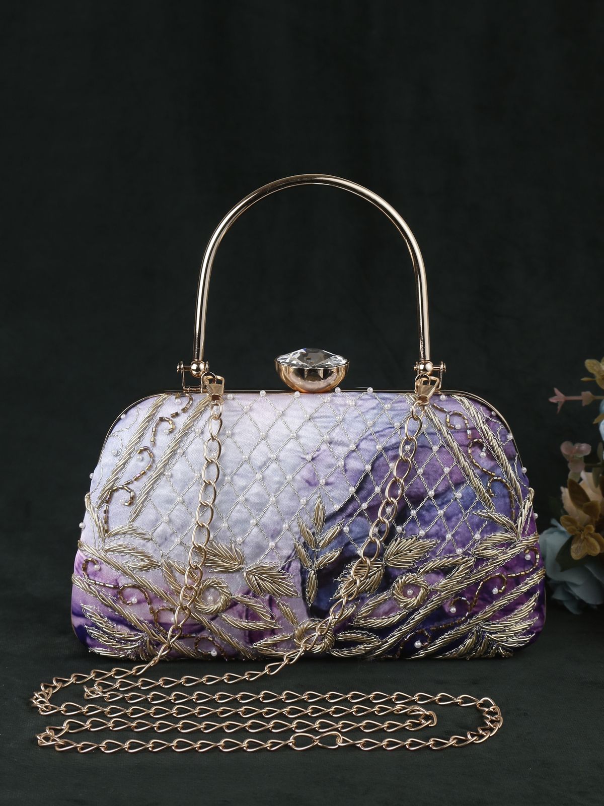 Swisni Embroidered Clutches - SWIS-1036 - Detail View 16