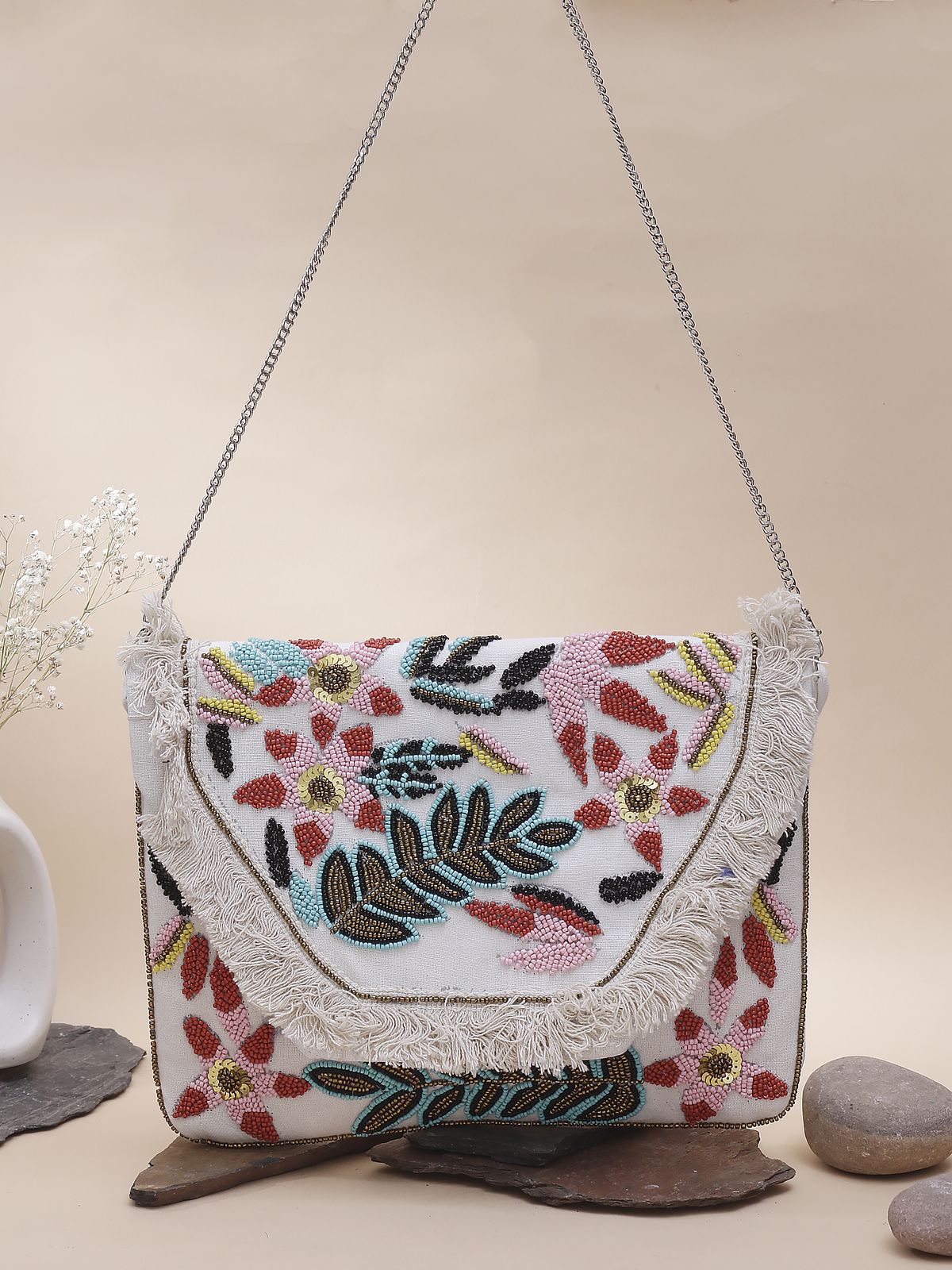 Swisni Banjara Boho Bag - SWIS-1049 - Detail View 13